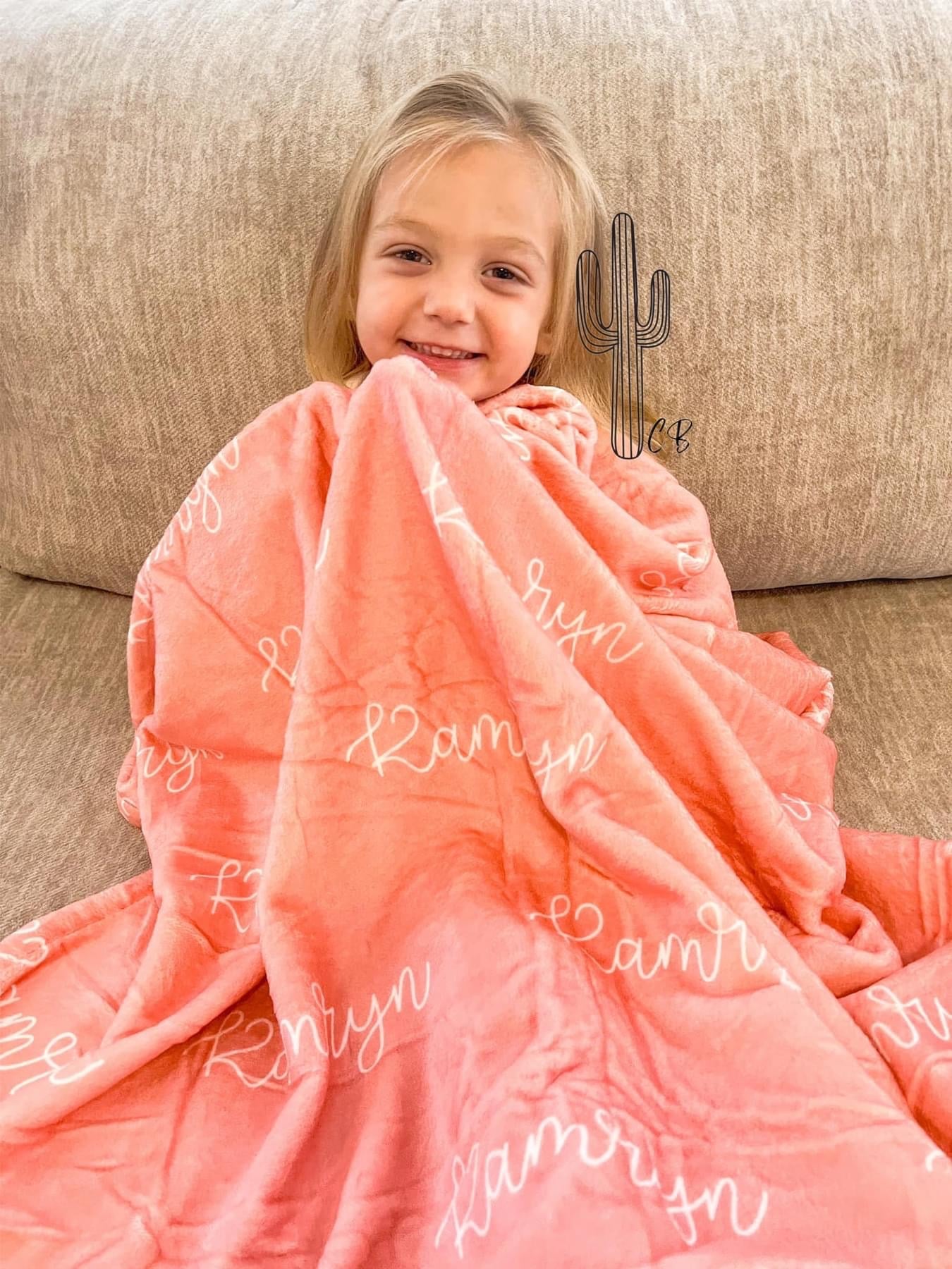 Custom Name Blankets