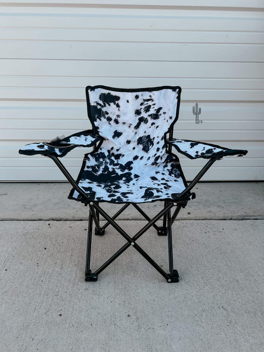 Cowprint Kids Lawn Chair