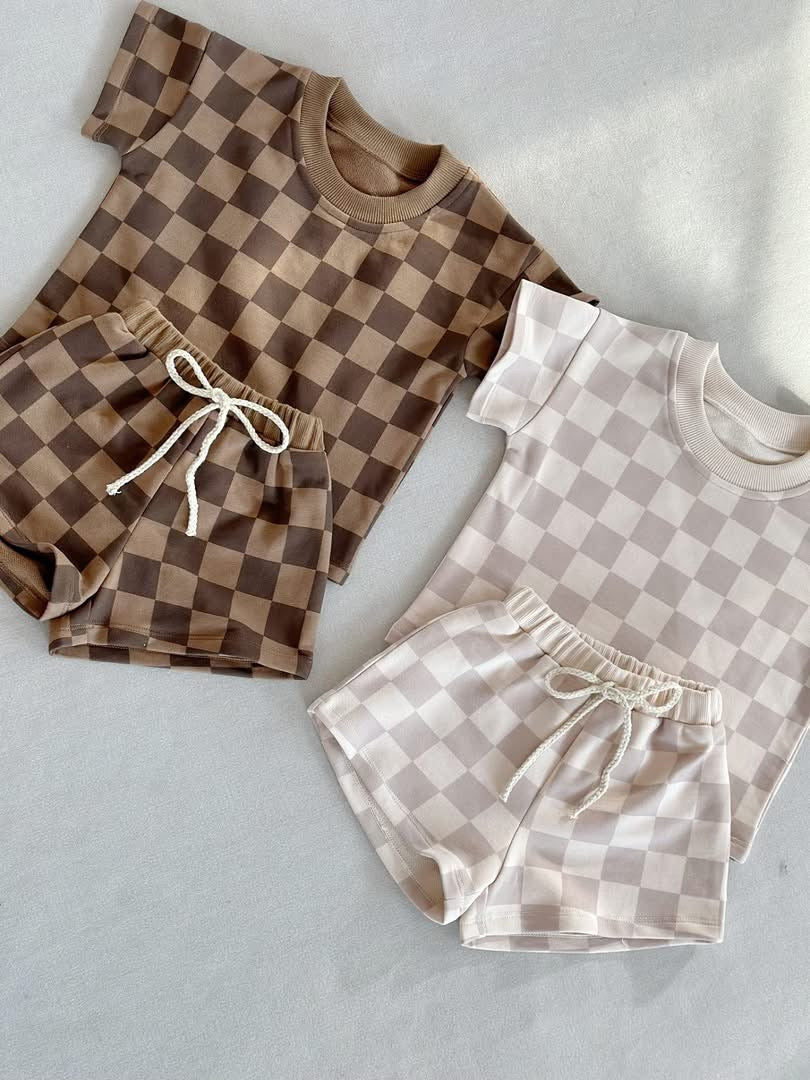 Checkered Kids Sets