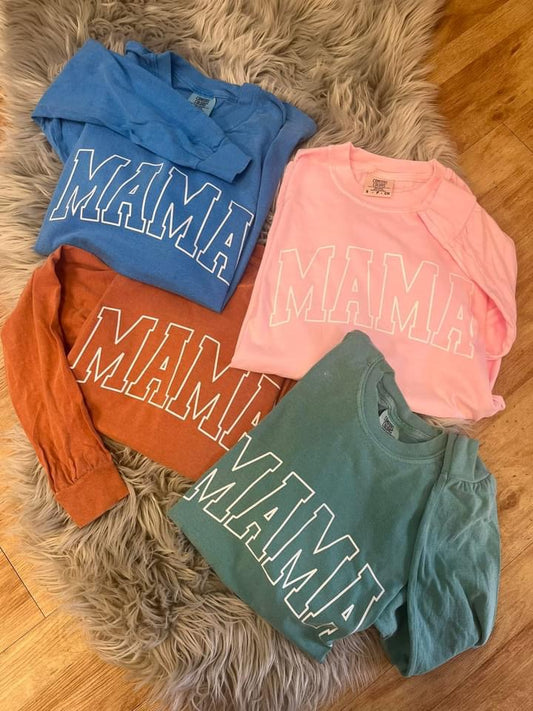 Mama Comfort Colors Long Sleeve